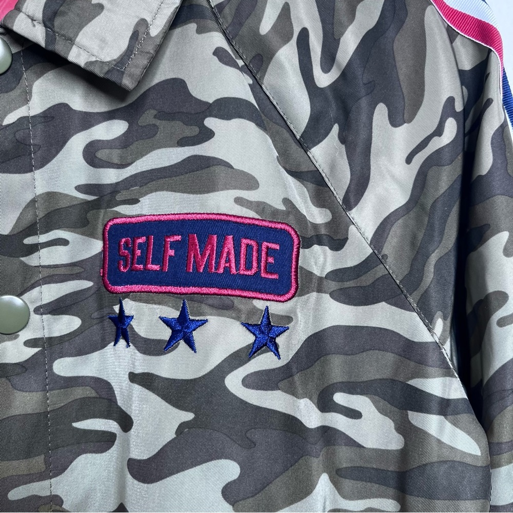 EPIC Big Boys Camo-Print Jacket. THREADS. Size L "SELF MADE" - Picture 3 of 8